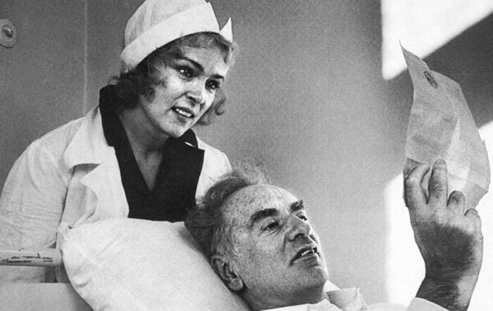 В больничной палате. В больничной палате.