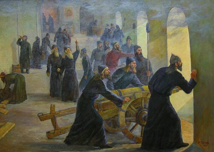 Монахи 8 лет оборонялись. Монахи 8 лет оборонялись.