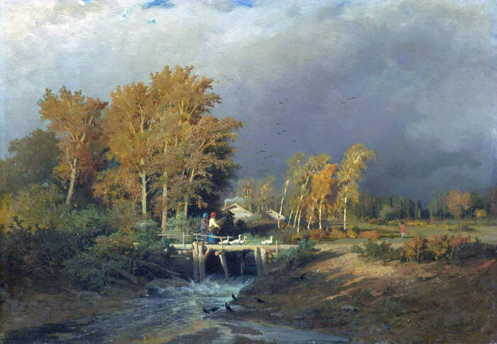 Перед дождем. Ф.Васильев.