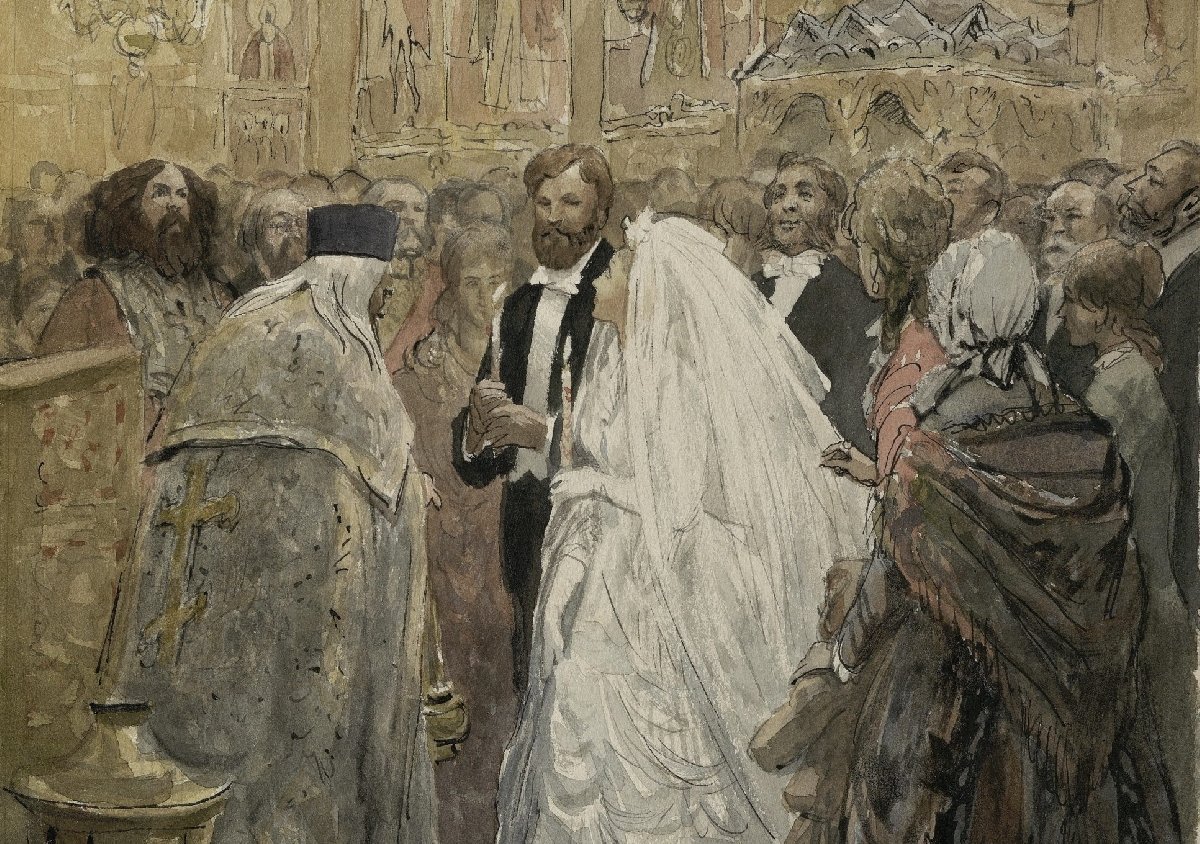 Венчались только с позволения преподавателя.