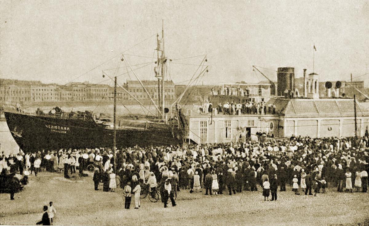 Перед отплытием.