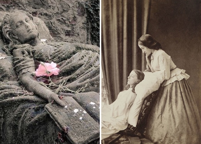 Сестра увековечила красоту Кристины.