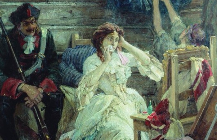 Мария Гамильтон перед казнью. Мария Гамильтон перед казнью.