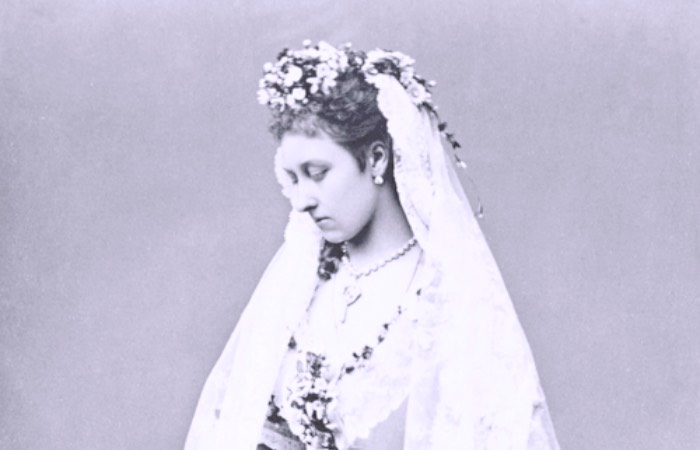 Принцесса Луиза в день свадьбы.