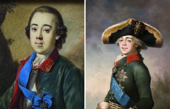 Павел Первый и Салтыков.