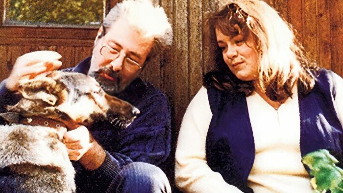 Елена Цыплакова с мужем-стоматологом. 