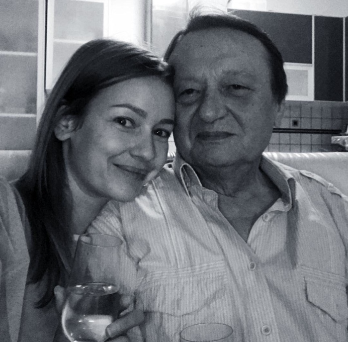 Евгения Лоза с отцом. / Фото: vk.com