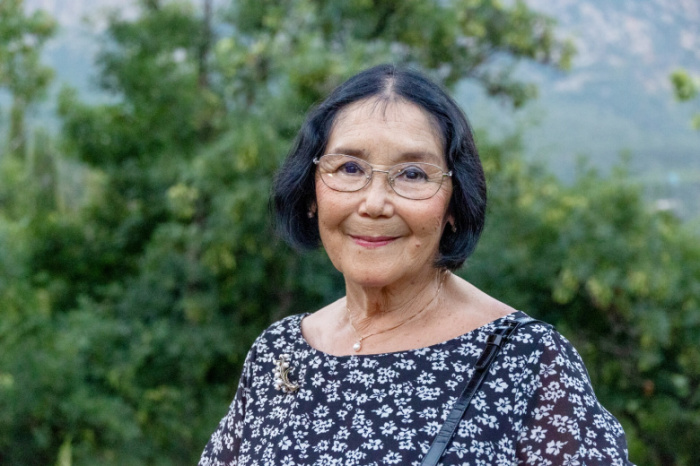 Наталья Аринбасарова счастливая мама и бабушка. 