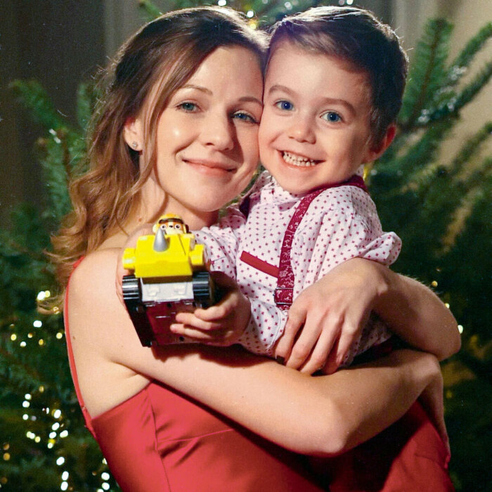 Дана Абызова с сыном Фёдором. 