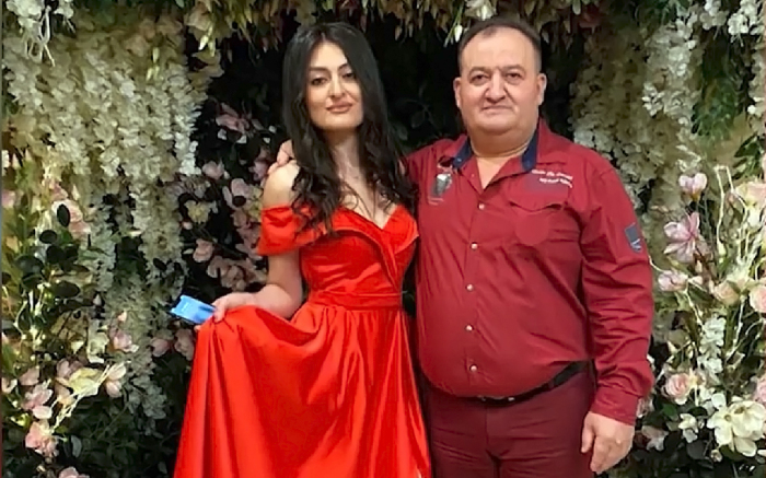 Надир Абулов с дочкой Дианой Дабсон.