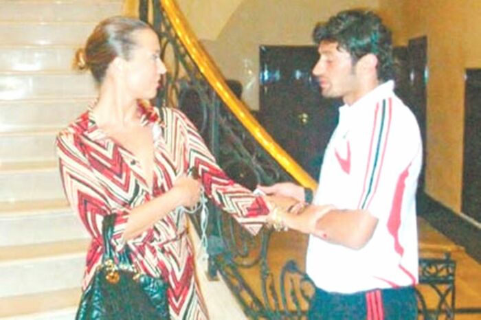 Жанна Фриске с Кахой Каладзе. Жанна Фриске с Кахой Каладзе.