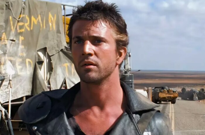 Мел Гибсон в фильме "Безумный Макс". Мел Гибсон в фильме "Безумный Макс".