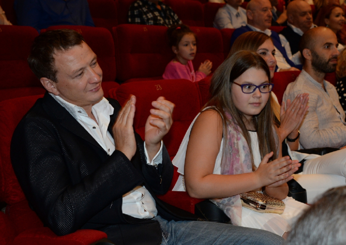 Марат Башаров с дочкой Амели.