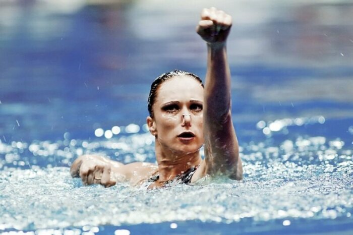 Мария Киселева - титулованная синхронистка. 