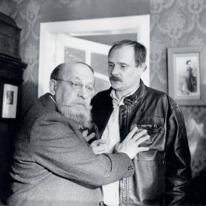 Владимир Бортко и Евгений Евстигнеев. Владимир Бортко и Евгений Евстигнеев.