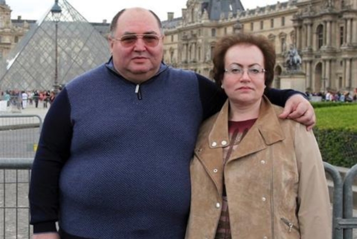 Борис Шпигель с супругой Евгенией. 