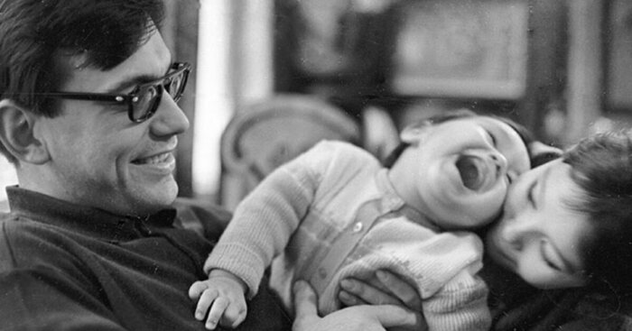 Наталья Аринбасарова и Андрей Кончаловский с сыном Егором.