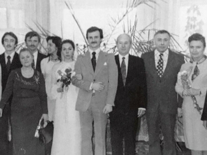 Свадьба Елены Папановой и Юрия Титова.