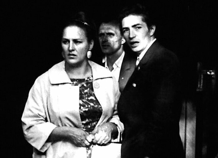 Юрий Каморный и Нонна Мордюкова. 