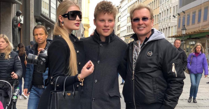 Фрол и Устинья Малинины с отцом. / Фото: 7days.ru