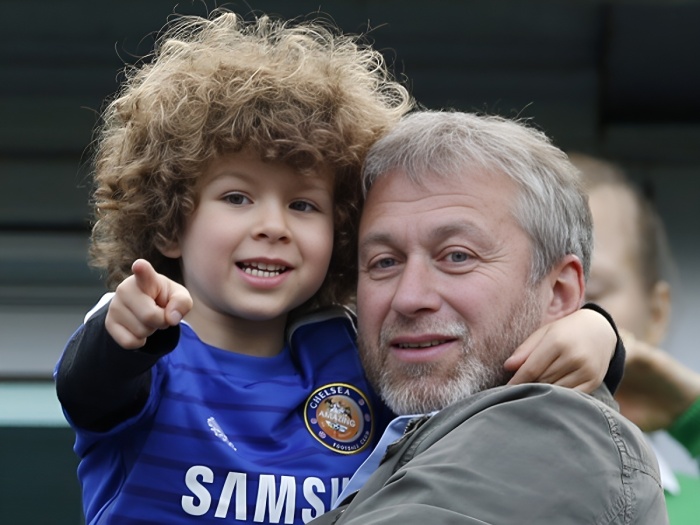 Роман Абрамович с младшим сыном. 