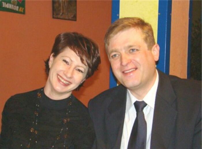 Игорь Красавин с супругой.