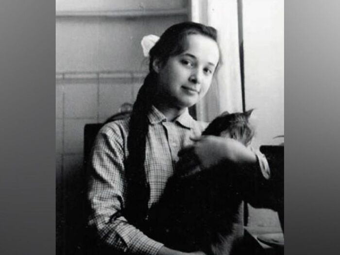 Ирина Печерникова в детстве. 