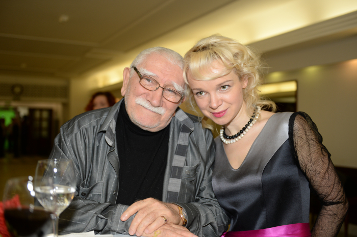 Виталина Цымбалюк-Романовская и Армен Джигарханян.