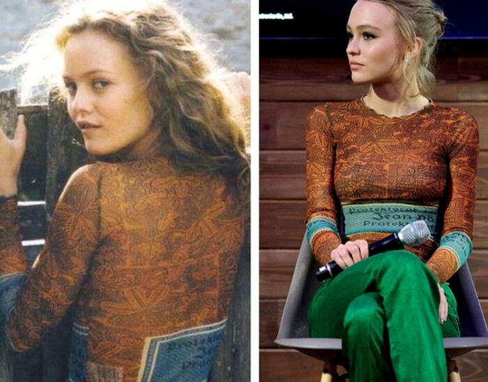 Лили-Роуз Депп -дочь Ванессы Паради. Лили-Роуз Депп -дочь Ванессы Паради.