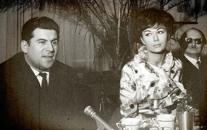 Эдита Пьеха и Александр Броневицкий. Эдита Пьеха и Александр Броневицкий.