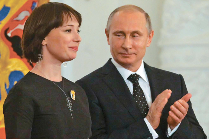 Владимир Путин и Чулпан Хаматова. 