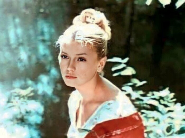 Валентина Титова в фильме «Метель».