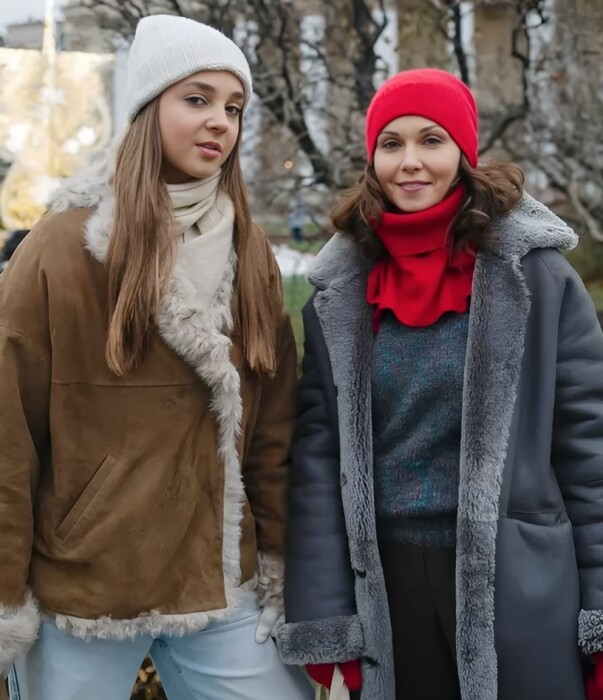 Анастасия Голубева с мамой.