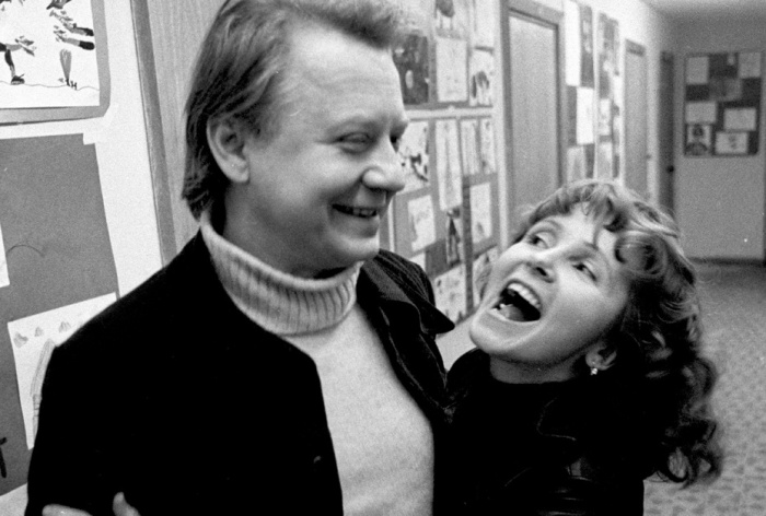 Олег Табаков и его первая жена - Людмила Крылова. 