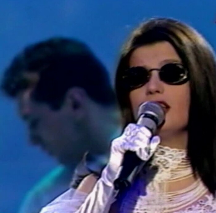 Диана Гурцкая в начале карьеры. 