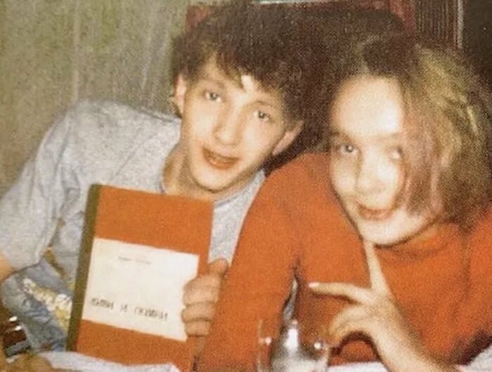 Марат Башаров и Татьяна Шитова в студенческие годы. 