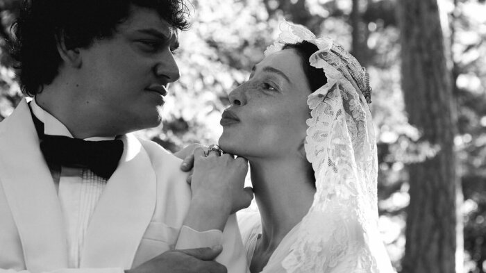 Филипп Бегак и Настя Ивлеева.