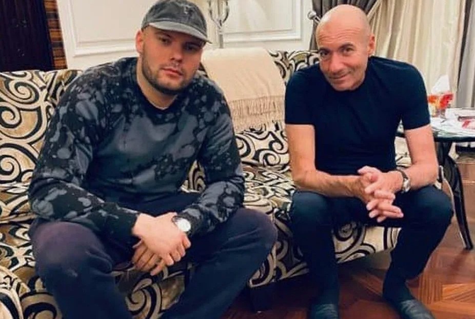 Игорь Крутой и его внебрачный сын Яков. Игорь Крутой и его внебрачный сын Яков.