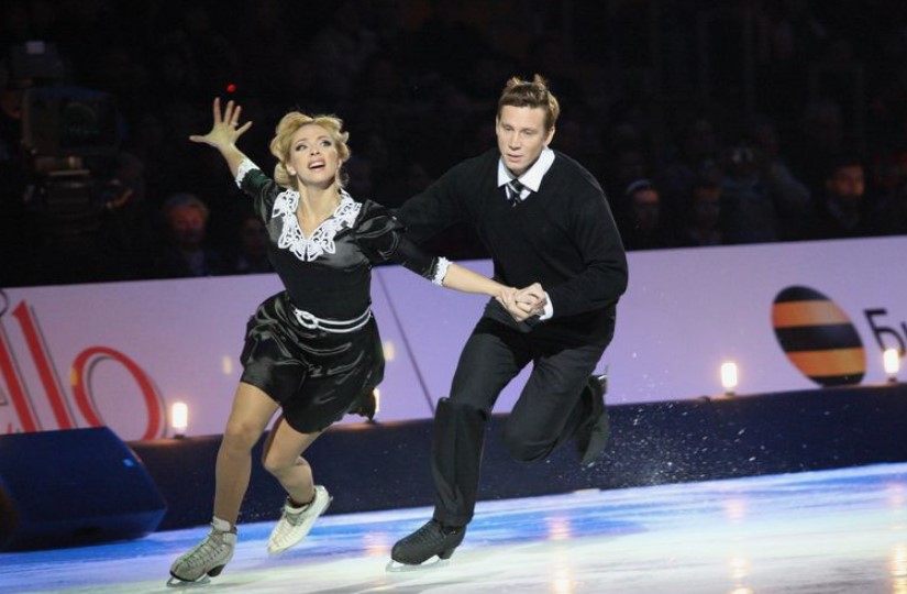 Колаганов и Татьяна Навка в шоу "Ледниковый период"