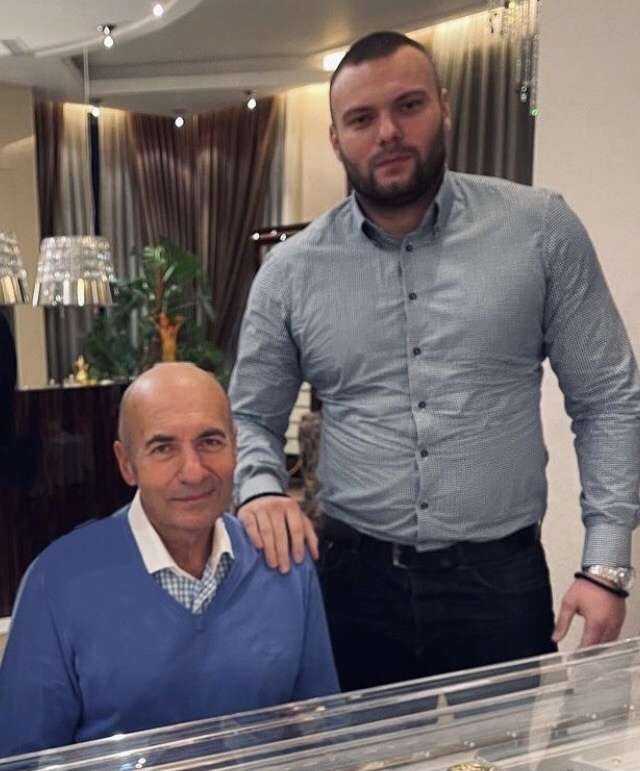 Игорь Крутой и внебрачный сын Яков.