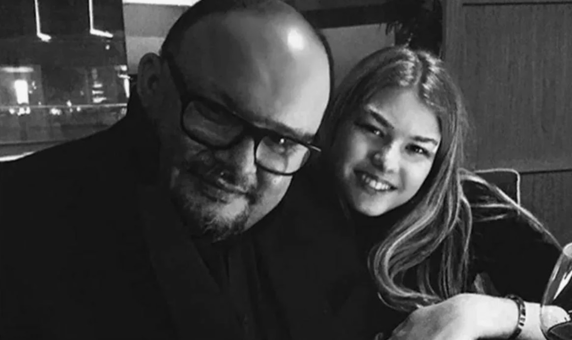 Ульяна Добровская в теплых отношениях с отцом.