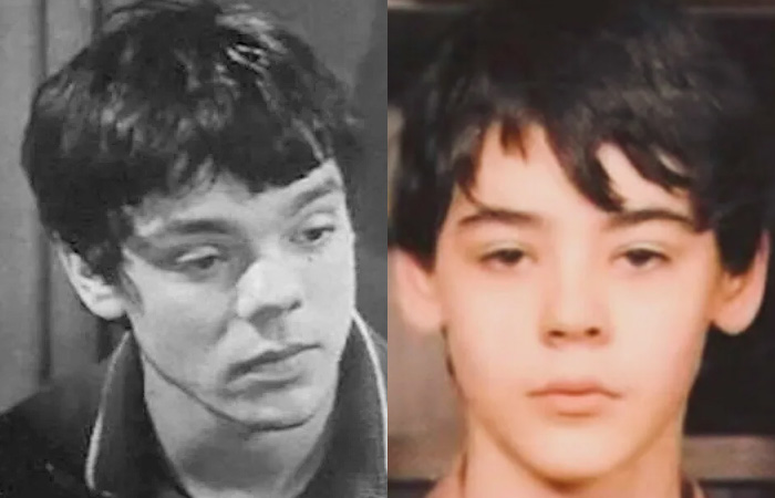 Константин Райкин в молодости и сын Натальи Варлей. Константин Райкин в молодости и сын Натальи Варлей.