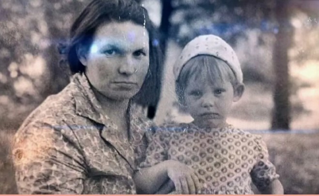 Ольга Машная с мамой.