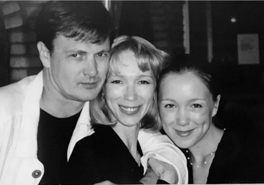 Дарья Мороз со своими родителями. Дарья Мороз со своими родителями.