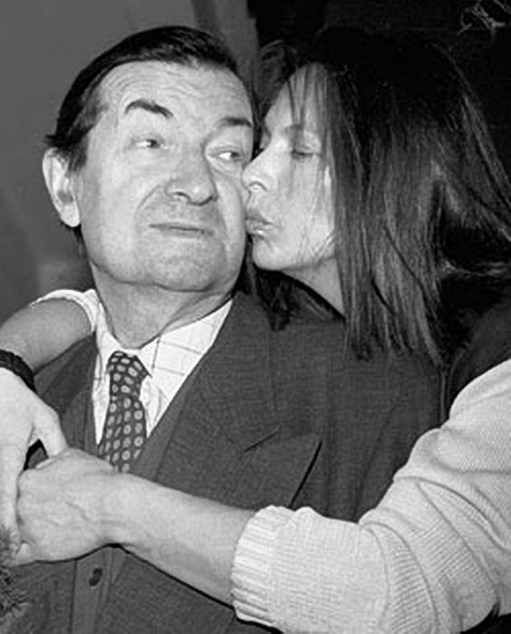 Георгий Вицин с дочкой. Георгий Вицин с дочкой.