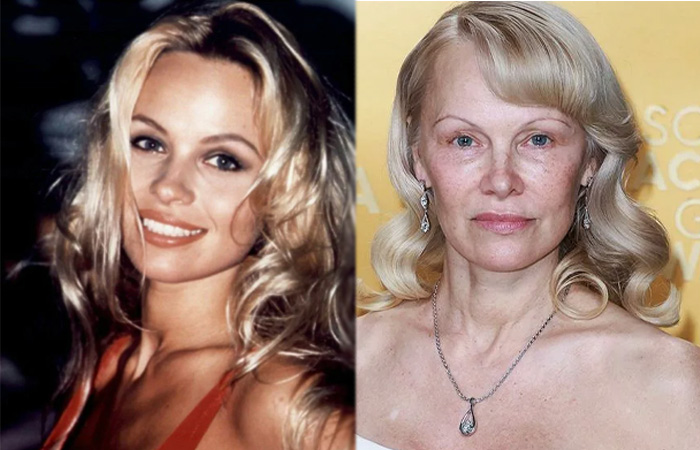 Памела Андерсен изменилась до неузнаваемости. Памела Андерсен изменилась до неузнаваемости.