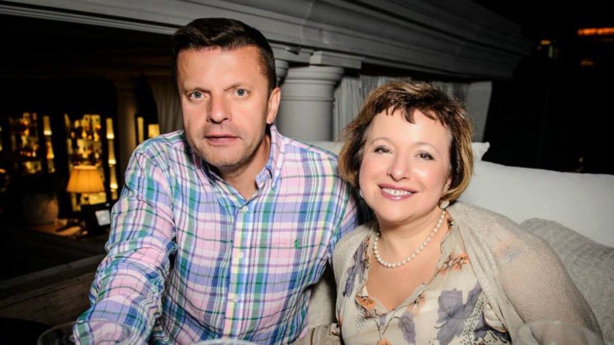 Леонид Парфёнов с супругой. Леонид Парфёнов с супругой.