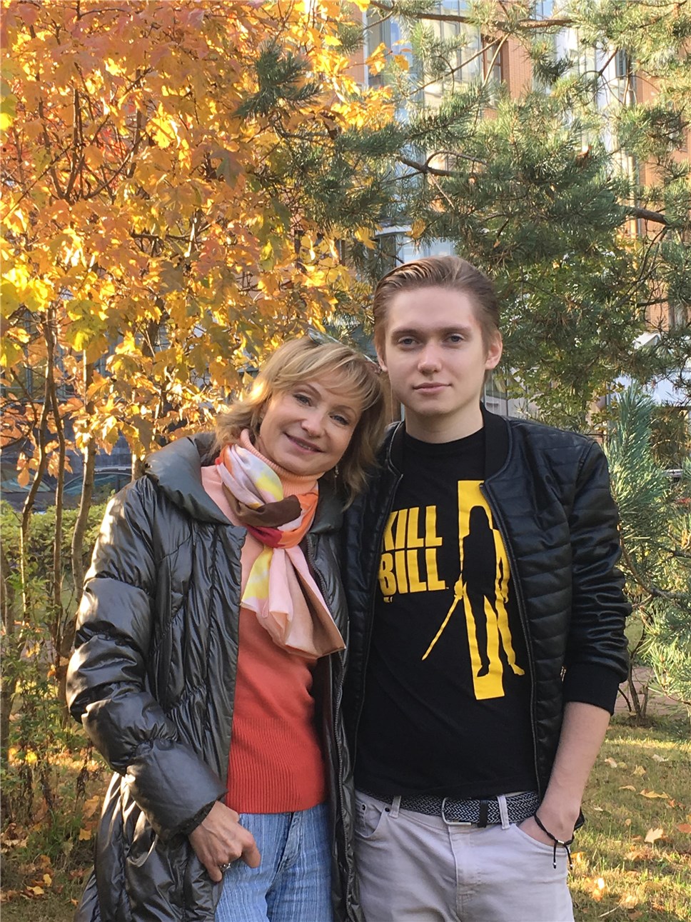 Ольга Прокофьева с сыном.