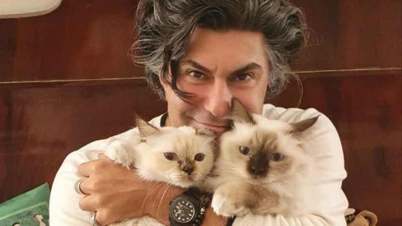 Никроай Цискаридзе называет своими детьми котов. Никроай Цискаридзе называет своими детьми котов.