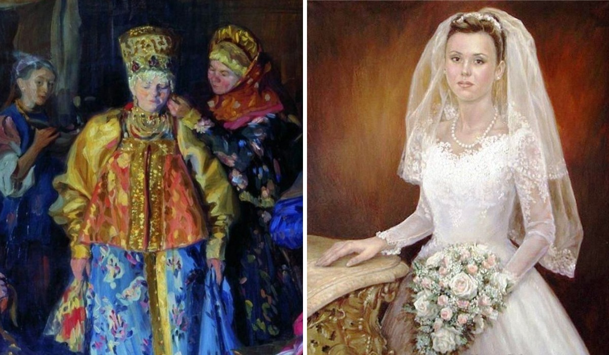 Почему на Руси невесты не надевали белое, и Кто изменил свадебную моду